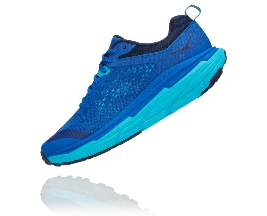 Hoka One One Mens Trail Shoes - Challenger ATR 6 - Blue - KGTU57126